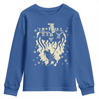 Funny Stranger Christmas Youth Sweatshirt Heavy Metal Santa Upside Down - Wonder Print Shop