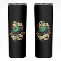Funny Christmas Tabletop RPG Skinny Tumbler Merry Critmas D20 RPG Gamer Gaming - Wonder Print Shop