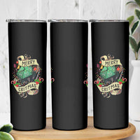 Funny Christmas Tabletop RPG Skinny Tumbler Merry Critmas D20 RPG Gamer Gaming - Wonder Print Shop