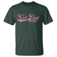 Girl Dad Est 2026 T Shirt Dad Of Girl 2026 Pink Baby Announcement - Wonder Print Shop