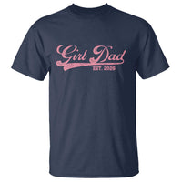 Girl Dad Est 2026 T Shirt Dad Of Girl 2026 Pink Baby Announcement - Wonder Print Shop