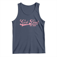 Girl Dad Est 2026 Tank Top Dad Of Girl 2026 Pink Baby Announcement - Wonder Print Shop