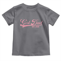 Girl Dad Est 2026 Toddler T Shirt Dad Of Girl 2026 Pink Baby Announcement - Wonder Print Shop
