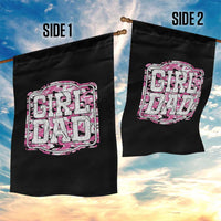 Girl Dad Garden Flag Pink Camo Hunting Daddy Father's Day - Wonder Print Shop