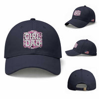Girl Dad Baseball Cap Pink Camo Hunting Daddy Father's Day