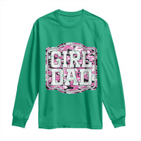 Girl Dad Long Sleeve Shirt Pink Camo Hunting Daddy Father's Day - Wonder Print Shop