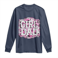 Girl Dad Long Sleeve Shirt Pink Camo Hunting Daddy Father's Day - Wonder Print Shop