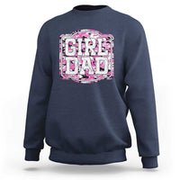 Girl Dad Sweatshirt Pink Camo Hunting Daddy Father's Day - Wonder Print Shop
