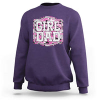 Girl Dad Sweatshirt Pink Camo Hunting Daddy Father's Day - Wonder Print Shop