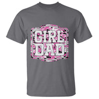 Girl Dad T Shirt Pink Camo Hunting Daddy Father's Day - Wonder Print Shop