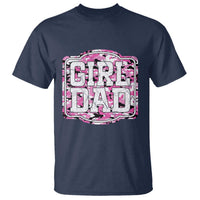 Girl Dad T Shirt Pink Camo Hunting Daddy Father's Day - Wonder Print Shop