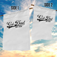 Girl Dad Est 2026 Garden Flag Dad Of Girl 2026 Baby Announcement - Wonder Print Shop