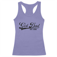 Girl Dad Est 2026 Racerback Tank Top Dad Of Girl 2026 Baby Announcement - Wonder Print Shop