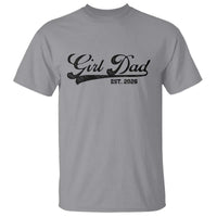 Girl Dad Est 2026 T Shirt Dad Of Girl 2026 Baby Announcement - Wonder Print Shop