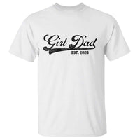 Girl Dad Est 2026 T Shirt Dad Of Girl 2026 Baby Announcement - Wonder Print Shop