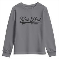 Girl Dad Est 2026 Youth Sweatshirt Dad Of Girl 2026 Baby Announcement - Wonder Print Shop
