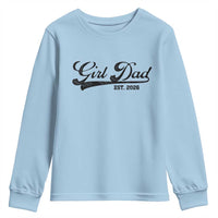 Girl Dad Est 2026 Youth Sweatshirt Dad Of Girl 2026 Baby Announcement - Wonder Print Shop