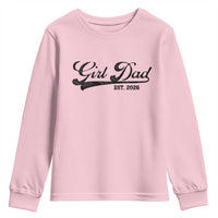 Girl Dad Est 2026 Youth Sweatshirt Dad Of Girl 2026 Baby Announcement - Wonder Print Shop
