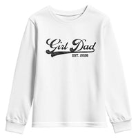 Girl Dad Est 2026 Youth Sweatshirt Dad Of Girl 2026 Baby Announcement - Wonder Print Shop