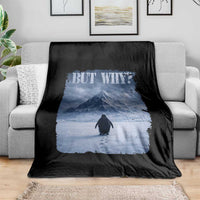 Nihilist Penguin But Why Throw Blanket Snow Mountains Motivational Penguin Meme