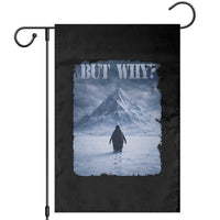 Nihilist Penguin But Why Garden Flag Snow Mountains Motivational Penguin Meme