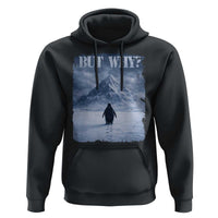 Nihilist Penguin But Why Hoodie Snow Mountains Motivational Penguin Meme