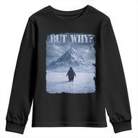 Nihilist Penguin But Why Youth Sweatshirt Snow Mountains Motivational Penguin Meme