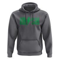 Funny Irish Rocker St Patrickss Day Lightning Bolt Rock and Roll Hoodie