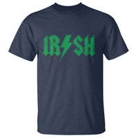 Funny Irish Rocker St Patrickss Day Lightning Bolt Rock and Roll T Shirt