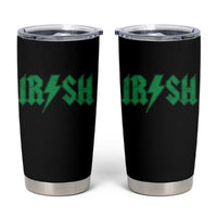 Funny Irish Rocker St Patrickss Day Lightning Bolt Rock and Roll Tumbler Cup