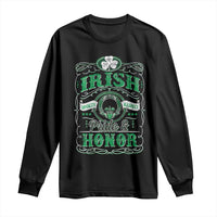 Vintage Irish Pride And Honor St Patricks Day Long Sleeve Shirt