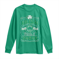 Vintage Irish Pride And Honor St Patricks Day Long Sleeve Shirt