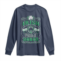 Vintage Irish Pride And Honor St Patricks Day Long Sleeve Shirt
