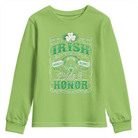 Vintage Irish Pride And Honor St Patricks Day Youth Sweatshirt
