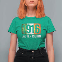 Ireland Easter Rising 1916 T Shirt For Women Irish Rebellion Vintage Flag