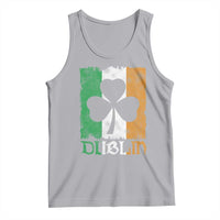 Dublin Ireland St Patricks Day Tank Top Distressed Shamrock Vintage Irish Flag