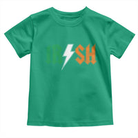 Funny Irish Rocker St Patricks Day Lightning Bolt Rock Music Lover Toddler T Shirt