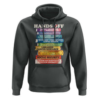 Hands Off Hoodie Social Security And Medicare Protest Colorful Books