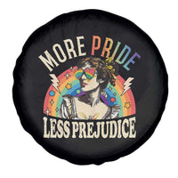 More Pride Less Prejudice Spare Tire Cover Pride Month LGBTQ Rainbow