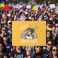 More Pride Less Prejudice Protest Sign Pride Month LGBTQ Rainbow - Wonder Print Shop