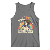 More Pride Less Prejudice Tank Top Pride Month LGBTQ Rainbow