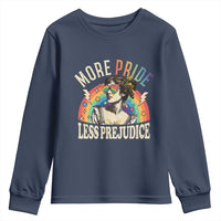 More Pride Less Prejudice Youth Sweatshirt Pride Month LGBTQ Rainbow