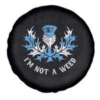 Funny Scottish Thistle I Am Not A Weed Spare Tire Cover Scotland Flag