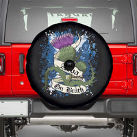 Alba Gu Brath Spare Tire Cover Vintage Thistle Flower Scottish Scotland Flag Saltire