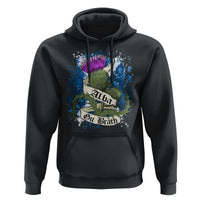 Alba Gu Brath Hoodie Vintage Thistle Flower Scottish Scotland Flag Saltire