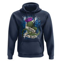 Alba Gu Brath Hoodie Vintage Thistle Flower Scottish Scotland Flag Saltire