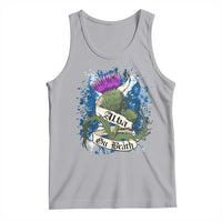 Alba Gu Brath Tank Top Vintage Thistle Flower Scottish Scotland Flag Saltire