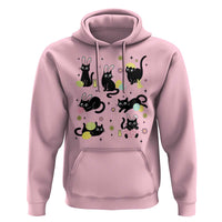 Funny Black Cat With Bunny Eggs Easter Day Hoodie