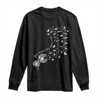 Military Child Month Long Sleeve Shirt Brave Enough To Bloom Wherever We Land Dandelion Flowers