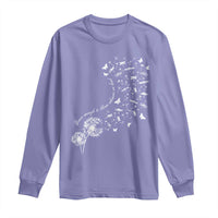 Military Child Month Long Sleeve Shirt Brave Enough To Bloom Wherever We Land Dandelion Flowers